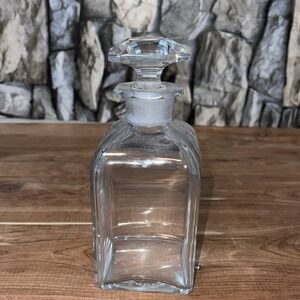 VTG Yardley London Square Glass Empty Perfume Bottle Refillable Fragrance